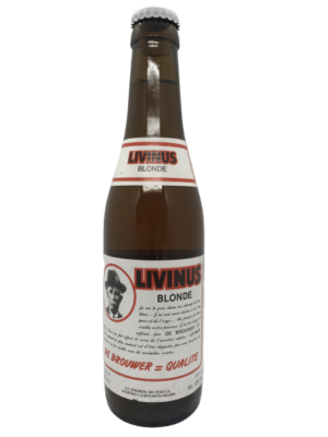 Speciaalbier Livinus Blonde van Leroy Breweries zwaar blond bier