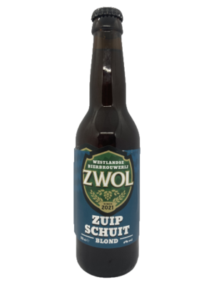 Speciaalbier Zuipschuit van Westlandse Bierbrouwerij ZWOL blond bier