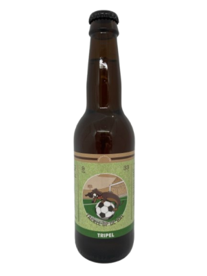 speciaalbier tackle op de bal van brouwerij bier en ballen tripel bier