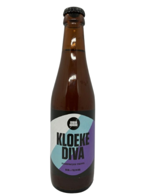 Speciaalbier Kloeke Diva van Brouwerij Cabardouche. Belgisch tripel bier van 8.0%. Bierprofiel: kruidig, citrus, krachtig, zacht en smaakvol. Biermunitie, speciaalbier, Hoogkarspel.