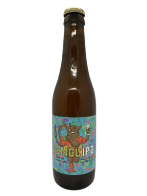 Speciaalbier Sangl'IPA van Brasserie Minne. Belgisch ipa bier met een alcoholpercentage van 6.5%. Bierprofiel: tropisch fruit, klein bittertje en een licht zoetje. Biermunitie, Hoogkarspel, speciaalbier