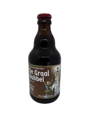 Ontdek De Graal Dubbel van Brouwerij de Graal. Belgisch dubbel speciaalbier van 6,5%. Licht geroosterd, licht zoetig, kruidig, klein bittertje en smaakvol.