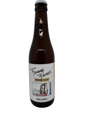 Ontdek Femme Fatale Goud Blond van Brouwerij de Leite. Belgisch blond speciaalbier van 6,5%. Fris, fruitig, klein bittertje, zacht en vol van smaak.