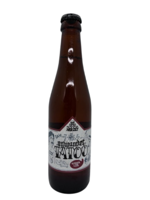 Ontdek Unwanted Tattoo van Brouwerij ’t Verzet. Een Belgische Ginger IPA speciaalbier van 6,2% die fris, fruitig en kruidig is met een klein bittertje.